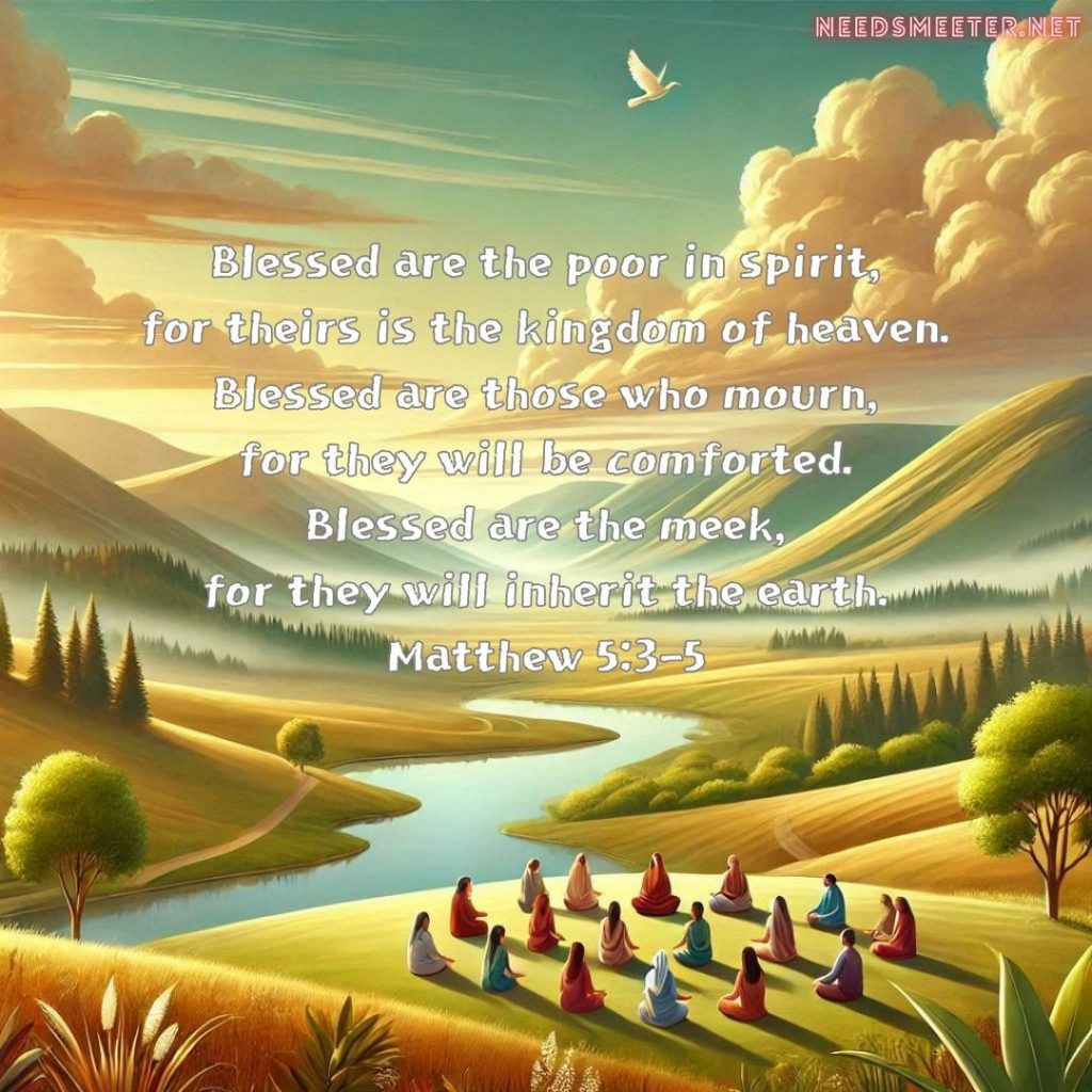 Matthew 5:3-5